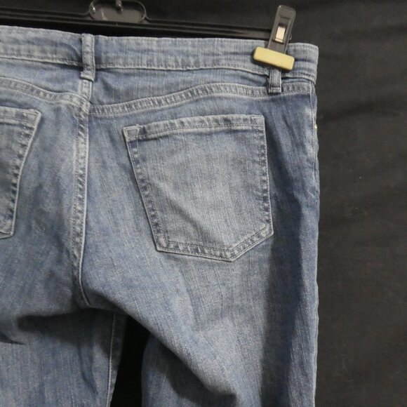 GAP - Skinny Roll Up | 4 / 27 R Regular Fit | Blue Washed Distressed Denim Jeans - Picture 12 of 16